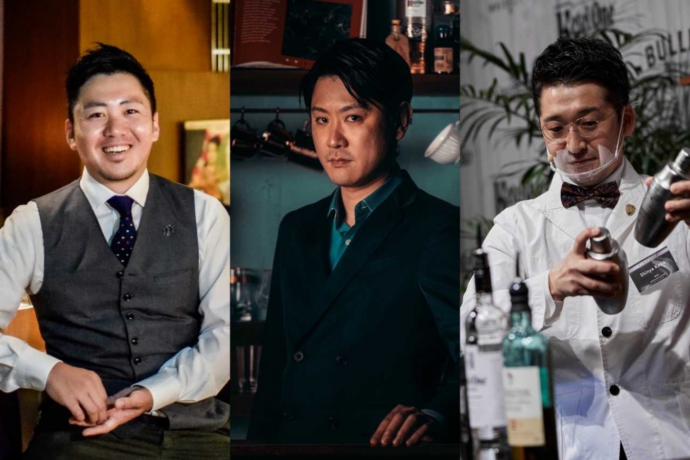 オンラインセミナーのスピーカー：（左）江口 明弘氏 WORLD CLASS 2011/2012 シンガポール代表 （中央）金子 道人氏  WORLD CLASS 2015 世界チャンピオン （右）木場 進哉氏 WORLD CLASS 2021 日本代表