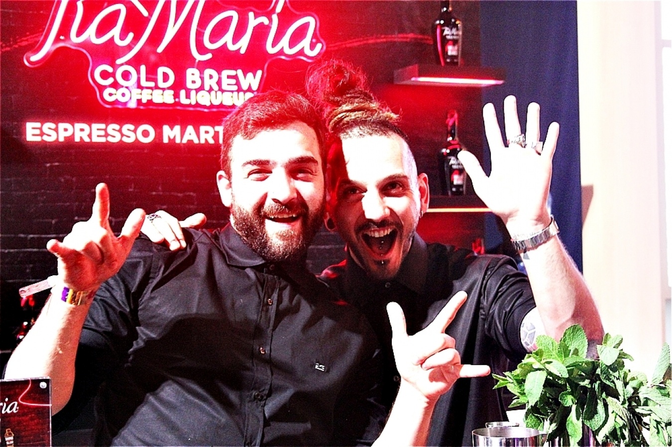 Carmelo Licataさん（左）とFrancesco D'Arienzoさん（右）。
