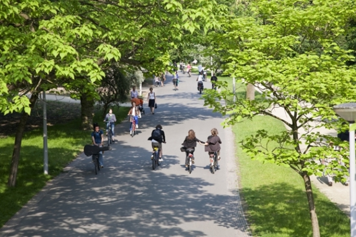 オランダの街では、歩行者よりも自転車が多いことも！　そこに登場するビアバーとは……。