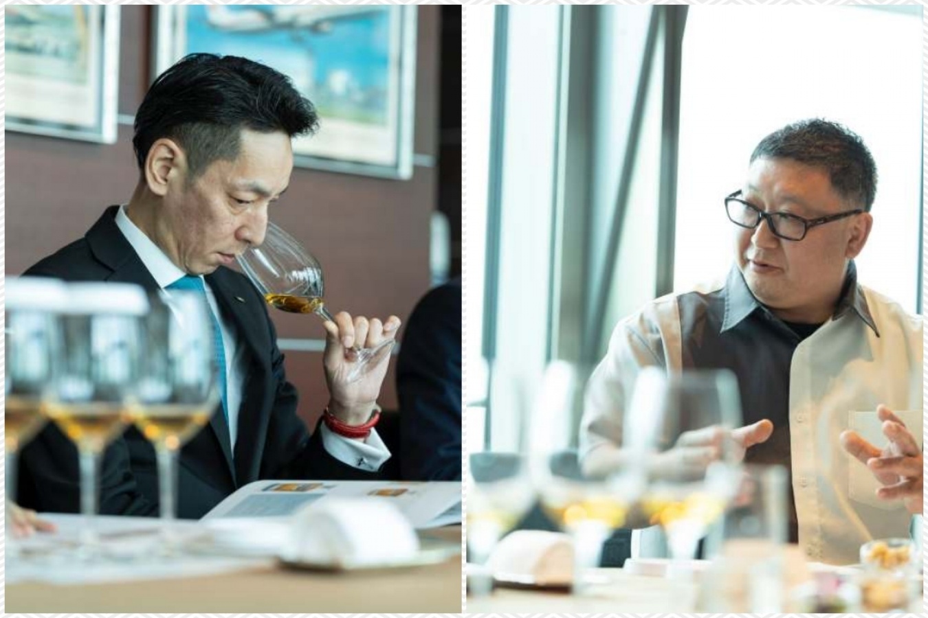 門間輝典さん（品川プリンスホテル、左）と伊藤学さん（MIXOLOGY HERITAGE、右）