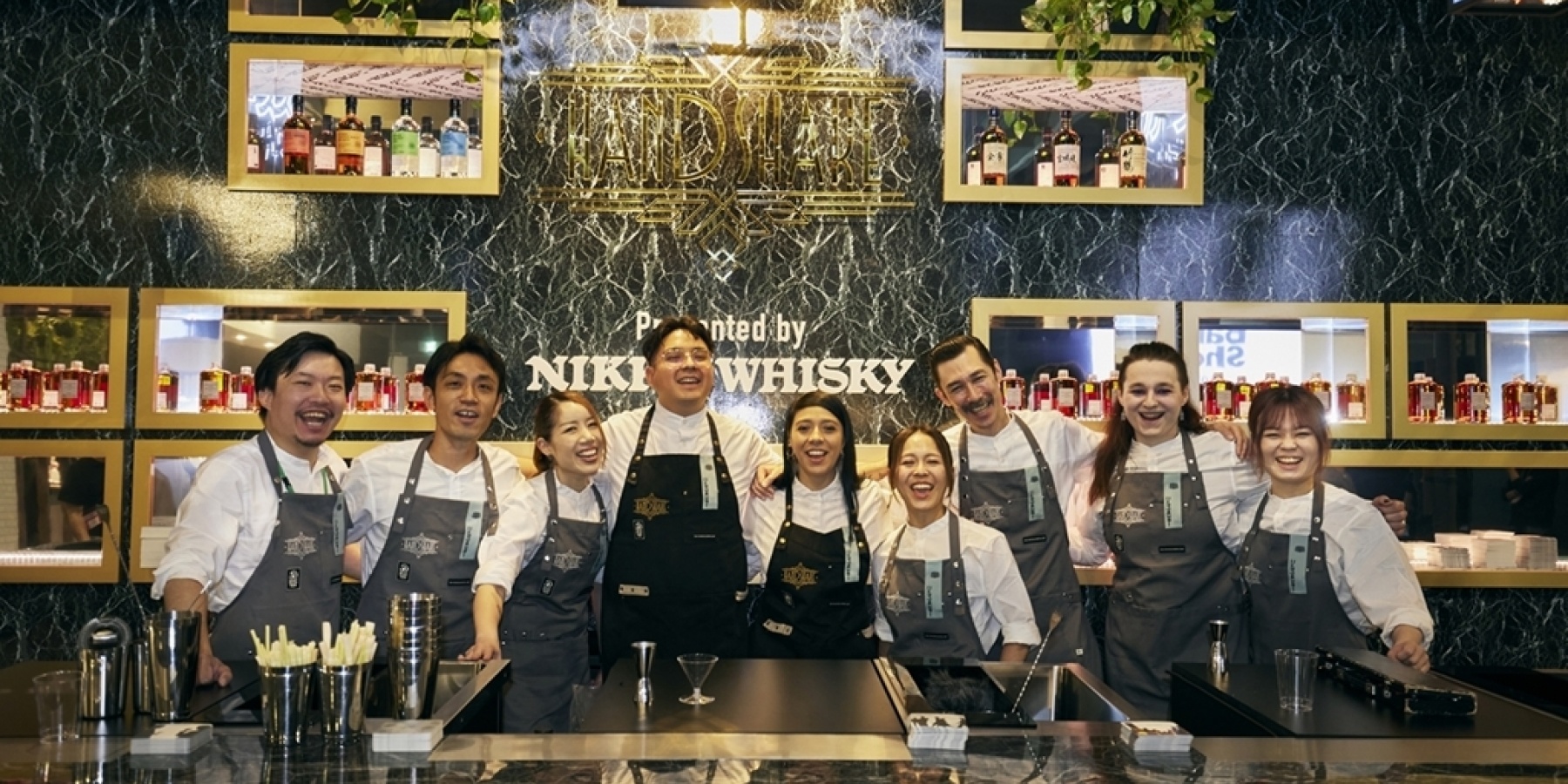 世界のトップバーを繋ぐニッカウヰスキー
東京 インターナショナル バーショー 2025で
50 Best No.1の「Handshake Speakeasy」とコラボ！
